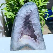 11.22LB Natural Amethyst geode Quartz Crystal Energy Healing picture
