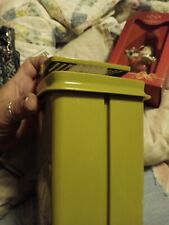 Vintage Tupperware 3-piece Pickle Keeper Avocado Green picture