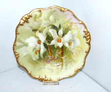 Antique Royal Doulton Hand Painted Orchids Cabinet Plate David Dewsberry picture