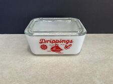 Vintage McKee Sailboat Drippings Jar / Container  With Cover picture