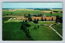 Carthagena OH-Ohio, St Charles Seminary, Aerial View, Vintage Souvenir Postcard picture