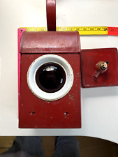 Vintage Hand Held Red GlobeTrain Lantern Industrial & Automotive Corp. Baltimore picture