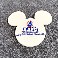 Vintage 1980s Delta Airlines Mickey Mouse Ears Pin Disneyland Walt Disney World picture