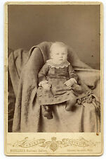 Cabinet Photo - Grand Island, Nebraska - Cute Baby Sitting - Light Eyes picture