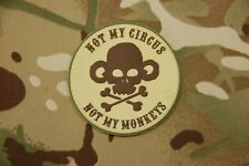 3D PVC Not My Circus Not My Monkeys Operator As F**K Multicam Uniform Patch  picture