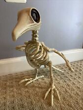 Crazy bonez skeleton Crow Bird Halloween prop decor picture