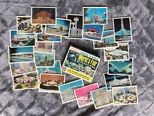 VINTAGE 1964-1965 NEW YORK WORLD'S FAIR FLASH CARD SET OF 24 ATTRACTIONS picture
