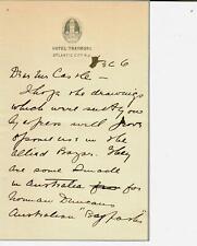 RARE “War Artist” George Harding Hand Written Letter picture