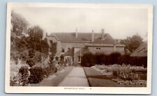 Postcard Bramfield Hall (garden view) RPPC H175 picture