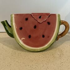 Vintage 1993 Wang’s International Inc Watermelon  Slice Teapot picture