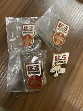 US Soccer Coca Cola Set Of 4 Pins Vintage Hawaiian Punch picture