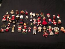 Vintage Christmas Ornaments Lot Of 43 picture