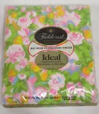 Fieldcrest Nostalgia Bedding - Sealed Floral King Flat Sheet + 2 Pillowcases NOS picture