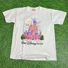VTG Walt Disney World 25th Anniversary Castle Cake Shirt Two Sided 1997 M Rare picture