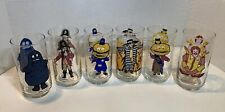 Complete Set of 6 Vintage 1977 McDonalds Collector Series Glasses NICE CONDITION picture