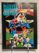 🔑🔥  Marvel Preview 93 (1993) Magazine Wolverine X-Men  FIVE copies picture
