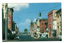 Postcard Butte Montana Looking West On Broadway from Main Coke Grey Hound Bus picture