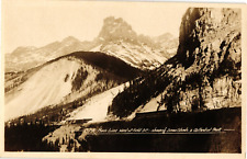 Real Photo RPPC Postcard Railroad CPR Main Line West of Field BC Canada picture