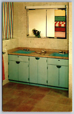 Vintage Bathroom Postcard Proctor Vermont Markwa Marble Exhibit picture