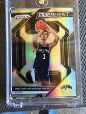 23 panini prizm Victor Wembanyama silver holo chase pack Emergent *read* picture