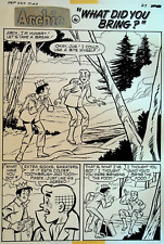 Pep 327 Original Comic Art Archie Comics Page 1 What Did You Bring Jughead 1977 picture
