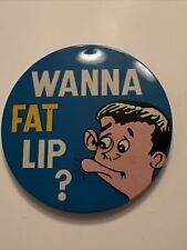 Vintage Comedy Humor Funny Cartoon Pin 3.4” picture