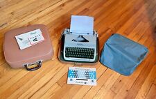 Facit TP1 Green Key Typewriter Hard Case, Plastic Cover, Booklets Made In Sweden picture