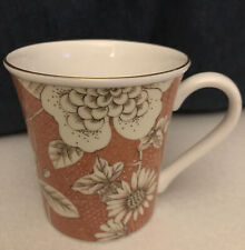 Wedgwood Mug Frances Peach rare discontinued 3.5