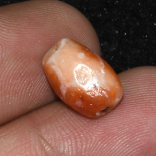 Authentic Ancient Etched Carnelian Longevity Bead over 2000 Years Old picture