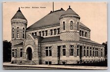 Post Office Atchison Kansas KS RPO Cancel c1908 Postcard picture