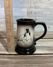 Coffe Mug Cup With Handle Afghan Hound Cream Black Ombré picture