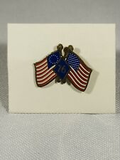 American Flag 1976 76 Travel Lapel Hat Pin picture