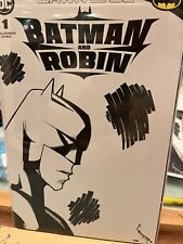 Batman and Robin #1   |   Cover D |    Batman Sketch Cover On Blank Variant picture