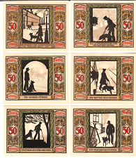 1921 German Paper Money Set with German Shepherds for the War Blind picture