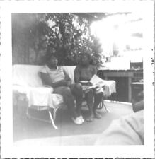 African American Black Women Gossip in Garden Leggy Legs 1960s Vintage Photo picture