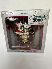 Rare Christmas Ornament Toasting New Millennium Celebrate 2000 Special Ed VTG picture