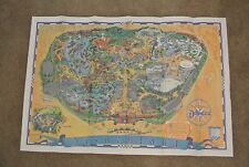 RARE Vintage 1966 WALT DISNEY`S Magic Kingdom Disneyland Map 44x30 picture