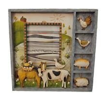 Seymour Mann 3D Shadow Animal Country Chic Fun Farm  3.5 X5 Picture Frame picture