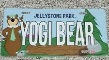 Yogi Bear's Jellystone Park Metal License Plate Sign Advertising New picture