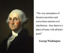 President George Washington 2nd Second Amendment Quote 8 x 10 Photo Picture 1e picture