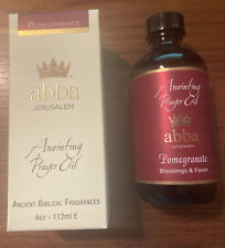 Abba Jerusalem Anointing Oil Pomegranate 4oz Altar Size Blessings & Favor picture