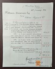 1924 Treherne, Higgins & Co., Solicitors, 7 Bloomsbury Square, London Invoice picture