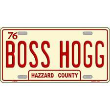 Boss Hogg Hazzard County Metal Novelty License Plate Tag LP-8710 picture