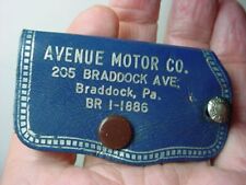 vintage advertising DODGE DART DEALERSHIP KEY CHAIN HOLDER Avenue Motor Braddock picture