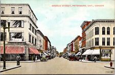 Postcard George Street in Peterboro, Ontario, Canada picture