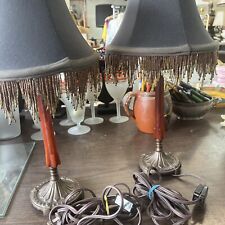Pair Vintage Bakelite Boudoir Lamps picture