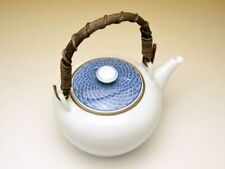 Dobin Arita yaki ware Japanese Green Tea pot Seigaiha pattern 720ml Japan picture
