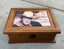 John Wayne Vintage Keep Sake (cigar box ) With Stamped Signature RARE picture
