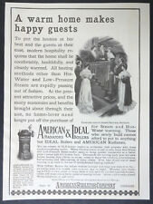 Vintage Magazine Ad 1908 American Radiators Ideal Boilers picture