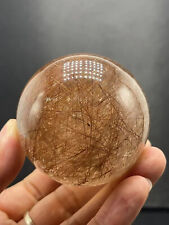300g Top Rare Natural Rutilated copper crystal Quartz Sphere healing energy ball picture